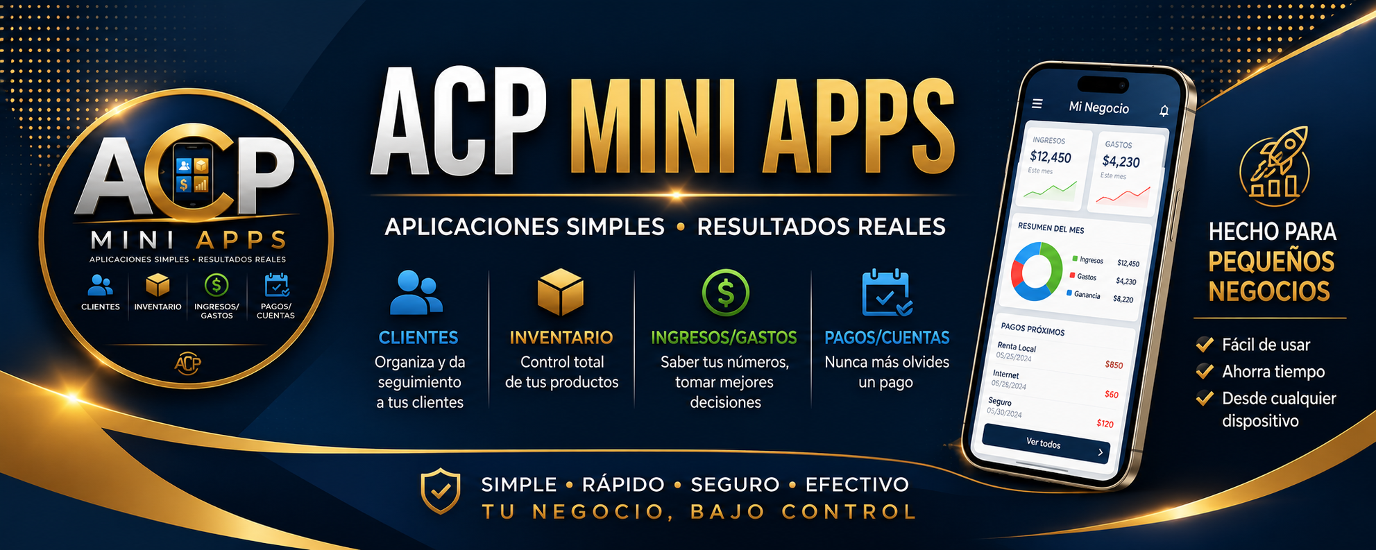 ACP Mini Apps — Aplicaciones simples, resultados reales